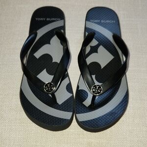 Tory Burch Black Flip Flops